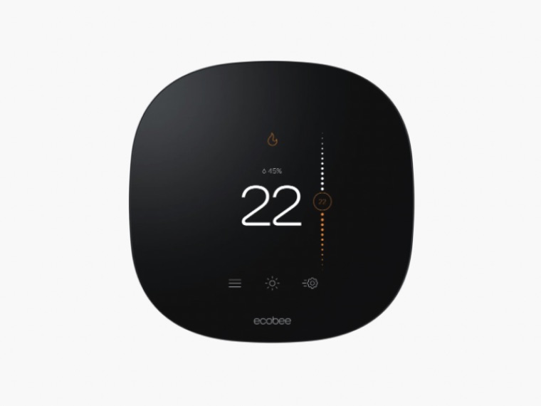 Gallery component: an ecobee thermostat in the main frame